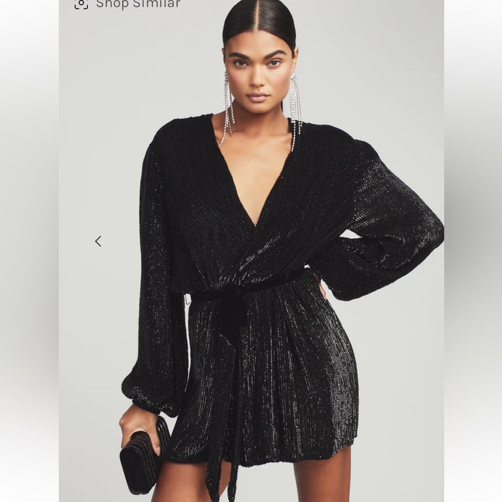 Retrofete Gabrielle Sequin Robe Dress